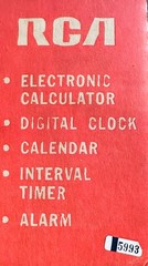 1973 RCA 3C3030 Plasma Display Calculator – New in Box Complete Mint Never Used