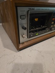 TEAC CX-650R Stereo Cassette Recorder Sold as is For Parts Untested