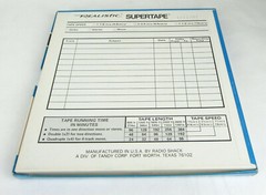 Realistic Super Tape 3600 Reel and Box 1/4 x 7in, Set of 4 – NOS, Free Shipping
