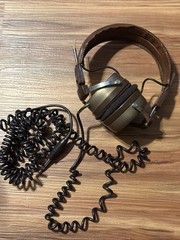 VINTAGE AUDIO-TECHNICA STEREOPHONE HEADPHONES AT-703 RARE ORIGINAL