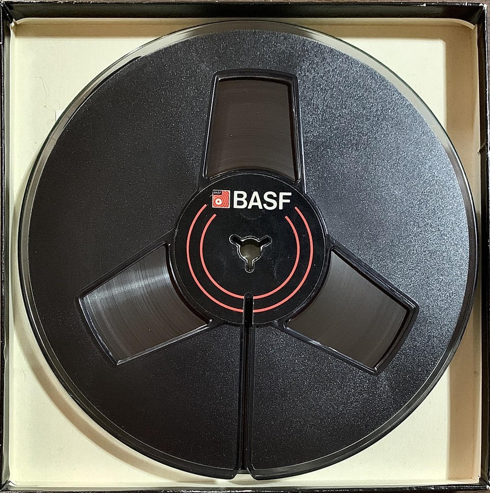 BASF 7″ Empty Reel for 1/4″ tape, 3 Window Gray, w/Box
