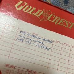 Vintage The American Aviation Mission China June 1932 – July 1035 Tape Reel Old