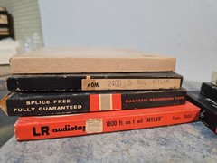 8 Vintage 3M Scotch 200 Magnetic Tape 1/4″ x 2000 Reel to Reel Used Recorded
