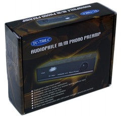 Technolink TC-750LC BLACK Phono Preamp w/ Output Control and PREMIUM AC Adaptor