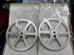One Pair 7” Silver Pioneer Tape Reel For PR-100 PR-85 RT-909 707 tape recorder