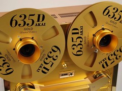 Aluminum NAB Hub Adapter Gold Single Unit for Reel-to-Reel Deck –1-Year Warranty