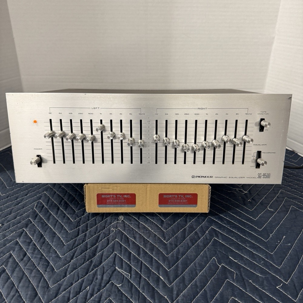 PIONEER SG-9500 10-BAND STEREO GRAPHIC EQUALIZER – SERVICED – CLEANED – TESTED