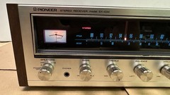 Pioneer SX-434 AM/FM Stereo Receiver Phono Input Tape Monitor Works See Video