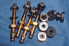 Acoustic Research AR-2A Tweeter Terminal Posts, Nuts And Speaker Grill Emblem