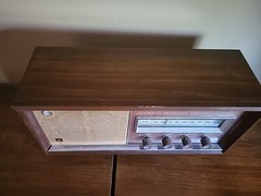 Vintage Mid Century Tube FM AM Radio Panasonic 782B Tweed *Video In Description*