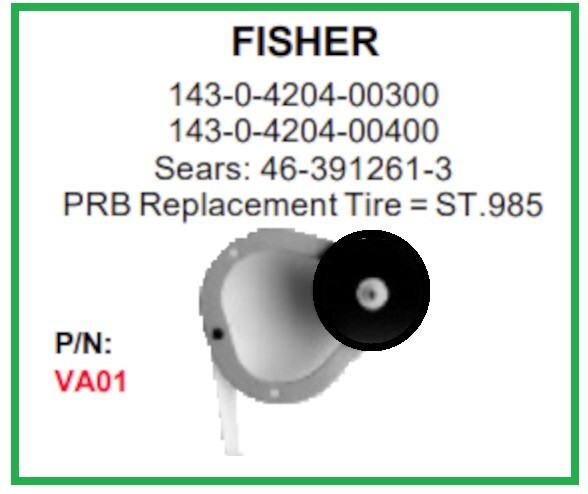NEW PRB VA01 VCR Idler For Fisher 143-0-4204-00300 or Sears 46-391261-3