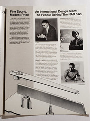 NAD 5120 Semi-Auto Belt Drive Turntable Sales Brochure Specification Canada