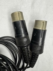 Vintage Norelco EL 3797/51 Microphone DIN Plug Philips Carry-Corder Mic