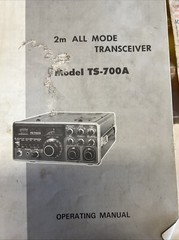 Kenwood TS-700A Operators Manual