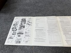 ⭐️Original Technics SL-1600mk2 / SL-1610mk2 User Instruction Manual & Receipt ⭐️