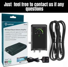 Antop Hd Smart Boost Antenna Amplifiertv Antenna Amplifier Signal Booster Hdtv