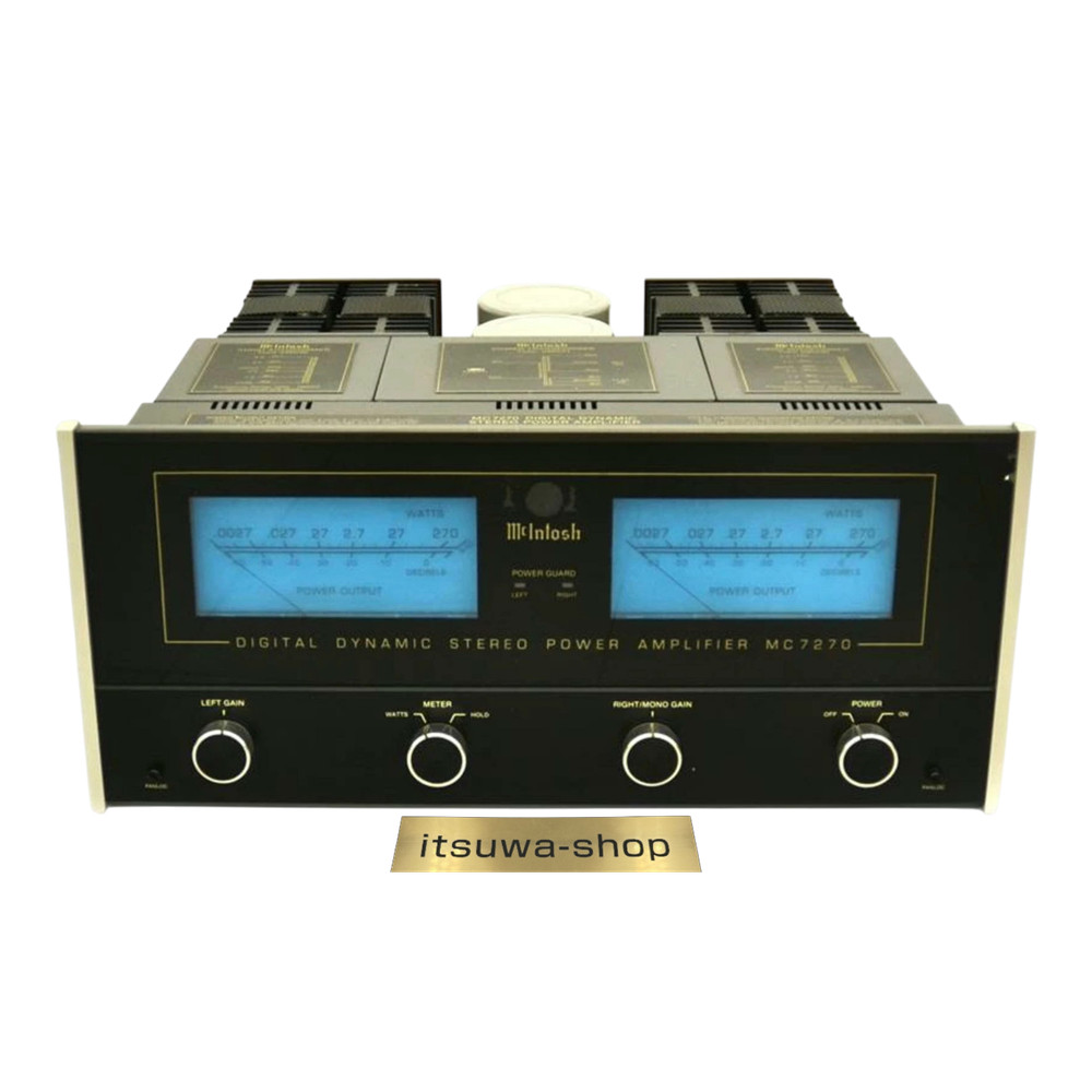 McIntosh MC7270 stereo power amplifier 270WPC Restored 1985 From Japan