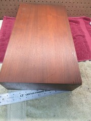 Vintage Stereo Radio Hi-Fi Wood Cabinet Mcintosh Fisher Scott 19″x3.5″X11″