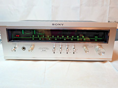Sony TA-2000F Stereo Preamp & ST-5130 FM Tuner Silver face Tested Working Pair