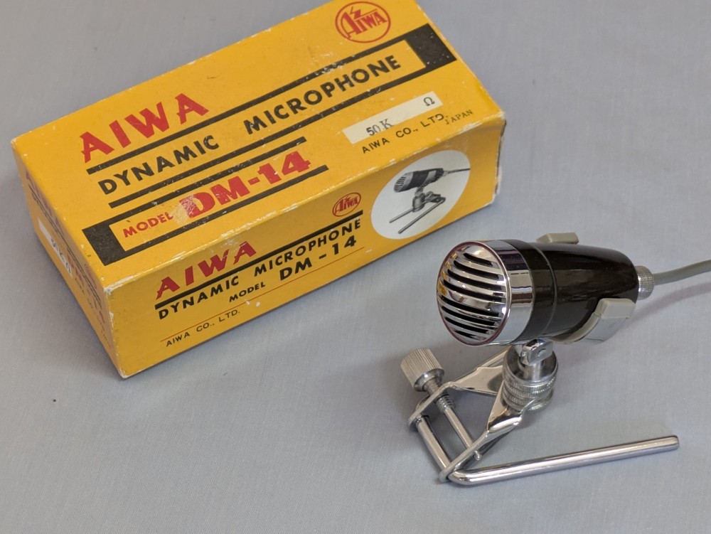 Vintage Aiwa DM-14 Microphone 1960s
