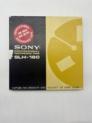Sony SLH‑180 Reel‑to‑Reel Tape 1/4″ x 1800ft 1.0mil Splice‑Free – Appears Unused