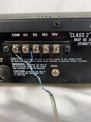 Realistic MPA-20 Radio Shack Solid State PA Amplifier Model MPA-20 *Parts Only*