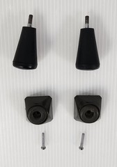 Akai X-300 Reel to Reel BACK PANEL FEET