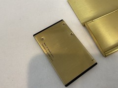 Vintage Aopha Gold Case & Calculator Taiwan Travel Purse