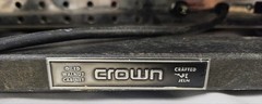 Crown Power Line One Power Amp w/ Wood Case Professionally Serviced Stereo Equip