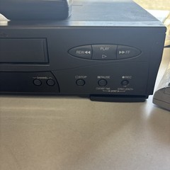 Mitsubishi HS-U446 VHS VCR Hi-Fi Player Recorder With Remote Tested Working