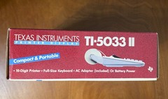 Texas Instruments TI-5033 New Printer Display with 3 Rolls of Extra Paper