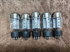 (5) EL34 6CA7 GE U.S.A Audio output vacuum tube valve