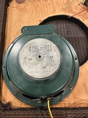 Altec Wedge Speaker With 409-8D Coaxial Speaker And Transformer