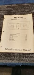 McIntosh MC7106 Service manual with schematics