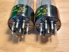 Pair of Westinghouse 6SN7GTB NOS NIB 1964 Tall Glass Tubes #2 – 7% matched