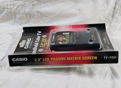 Casio TV-980 LCD Color Pocket Handheld TV – For Analog Broadcast Only New Sealed