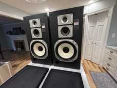 Technics SB2665 3-Way Speaker System 200 Watts 12” Woofers Tested Working Video