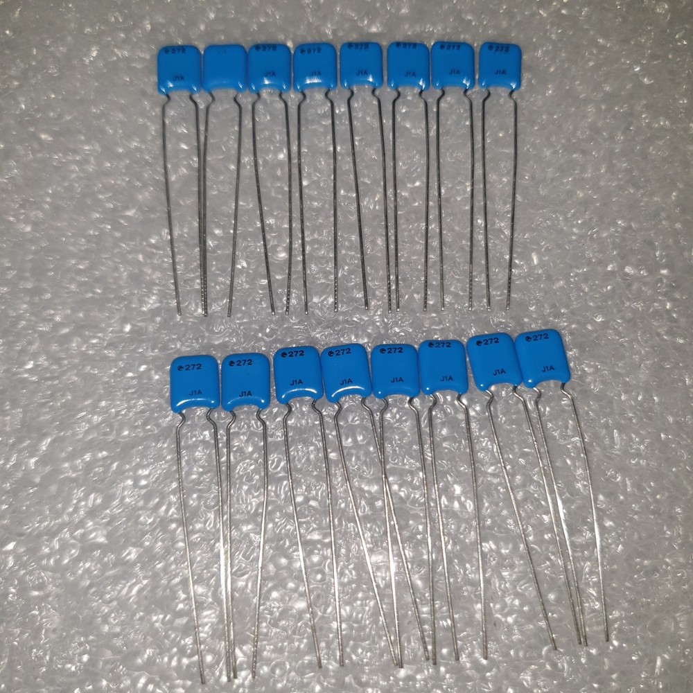 16pcs MURATA 2700pF 2.7nF 100V 5% 8131-066-C0G NP0 Caps For AUDIO!