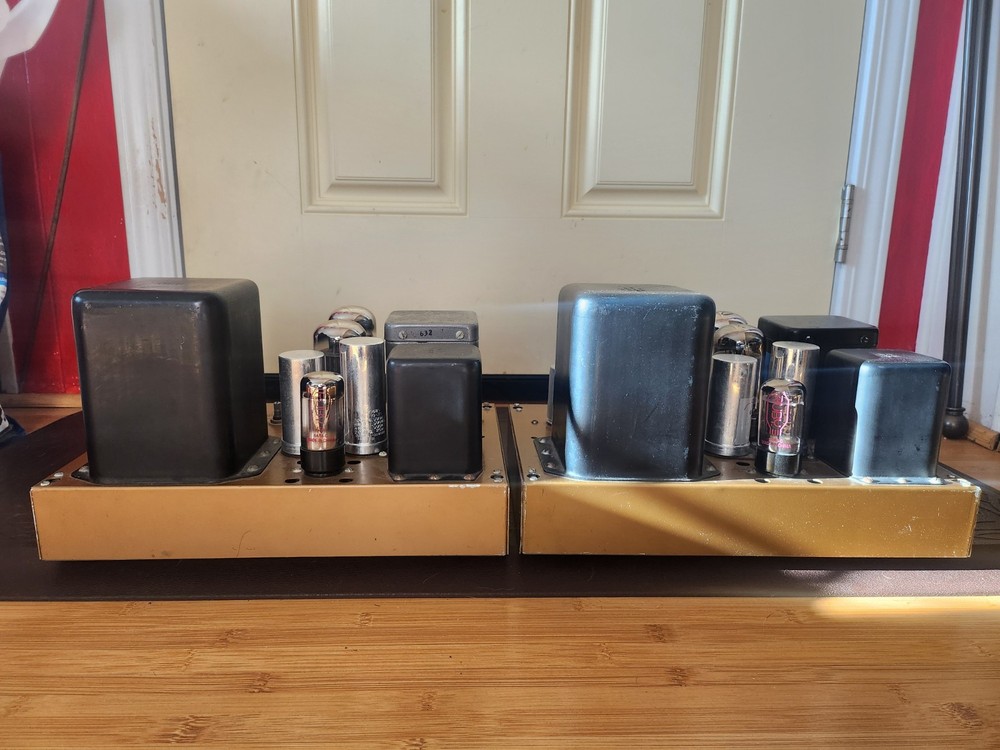 Pair HeathKit W-5M Amplifiers VON GAYLORD