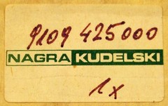 Nagra T Kudelski Spare PCB Part Number 9109.425.000 Original Packing