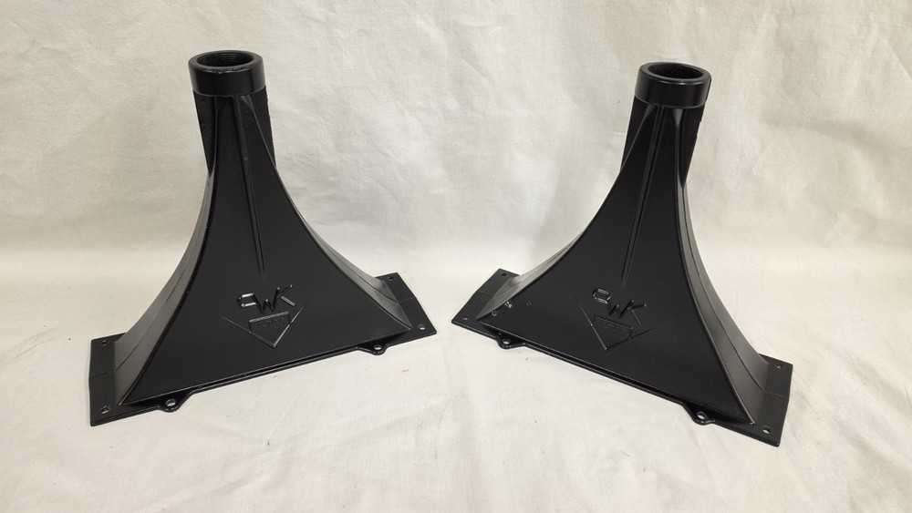 HEAVY VERSION KLIPSCH K 700 MIDRANGE HORN PAIR HERESY RARE 8 SCREW VERSION METAL