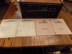 VINTAGE-Crown Power Amplifier Line One/straight Line One , Tested Works