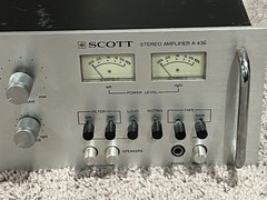 vintage HH Scott A-436 stereo integrated amplifier