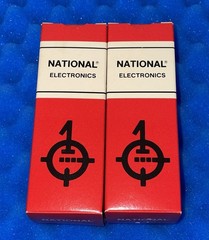 TWO Siemens National 6CA7 EL34 Tubes /Amplitrex👍/ STRONG PLATE CURRENTS / ’80