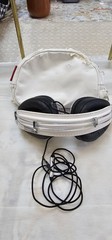 ROCNATION Over-Ear Headphones White Black Silver 6.35mm Headband Double Ear