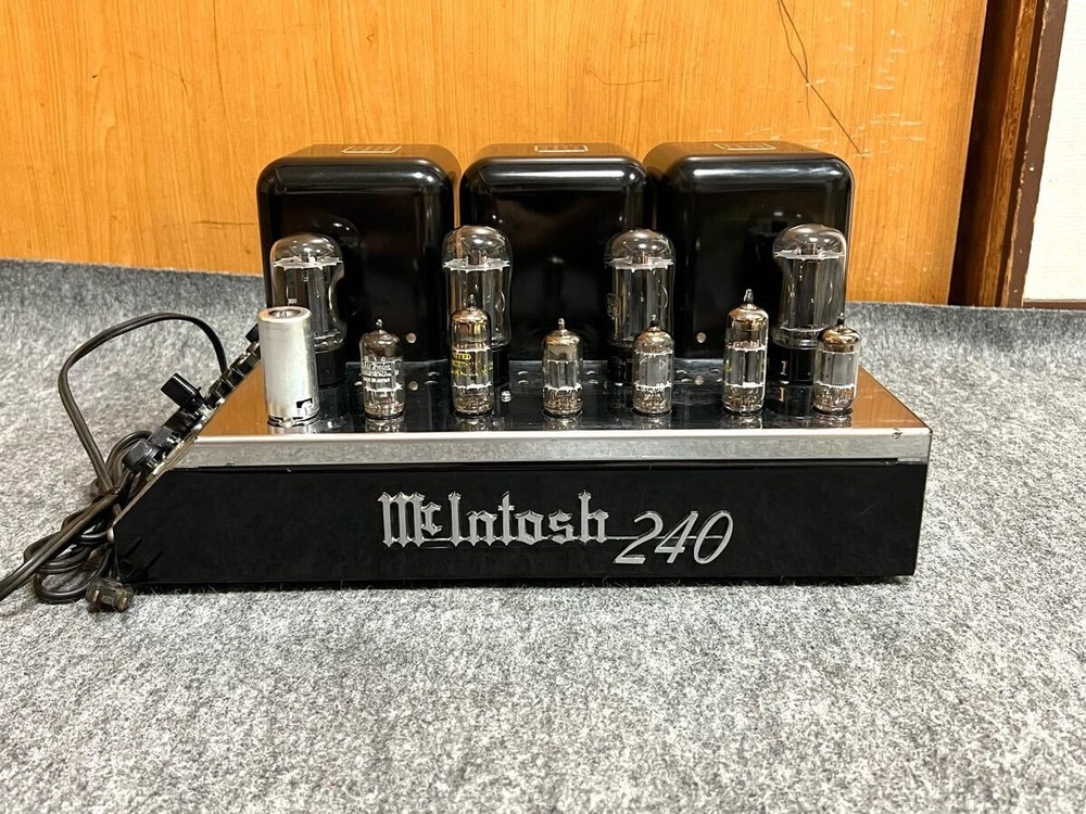 Mclntosh MC240 Tube Amplifier audio vintage Working Confirmed