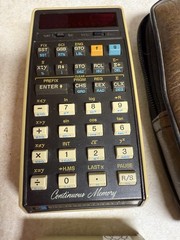 Vintage HP-29C Programmable Calculator, Case, No Power Supply – Not Tested