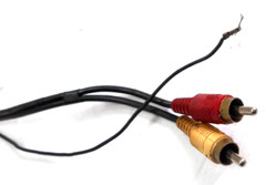 FISHER MT-6335 TURNTABLE – PHONO AUDIO RCA CABLES W/GROUND WIRE – PARTING OUT