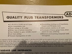 2 ADC 314G 30 Watt Audio Output Transformers for 2A3 6B4 6L6 Humbucking Windings
