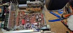 Sony STR-6045 wood cabinet AM/FM Stereo Receiver 1971 Vintage Serviced See Video